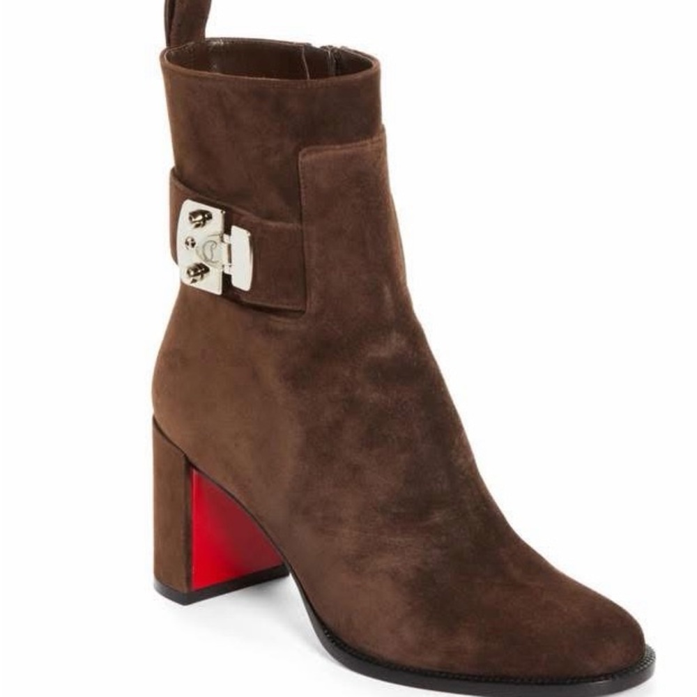 Brown Suede Ankle Boots
